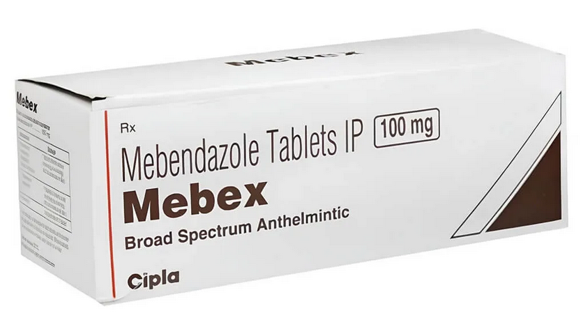 Mebendazolo 100 mg